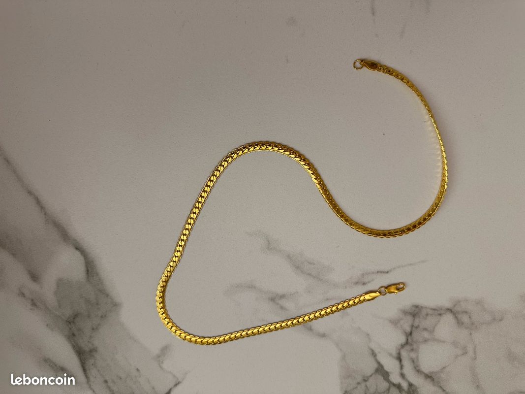 Collier en or 18 carat histoire d or (image 1)
