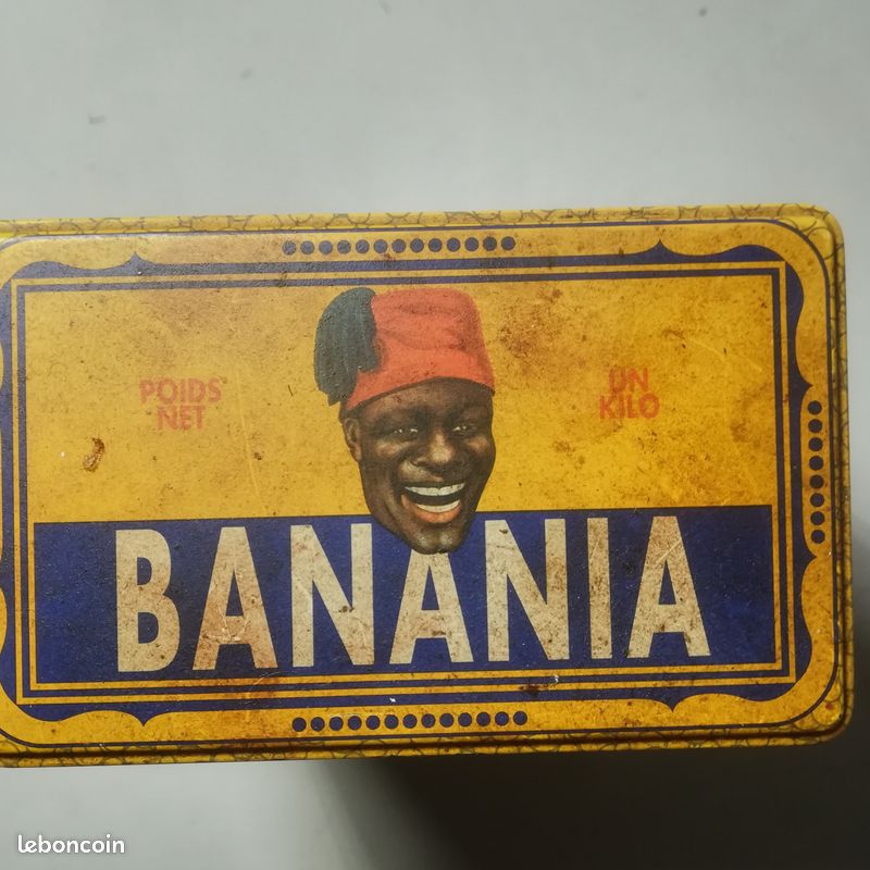 BANANIA -Boite ancienne fer - Collection