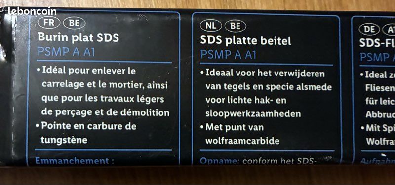 Burin plat SDS Parkside (image 2)