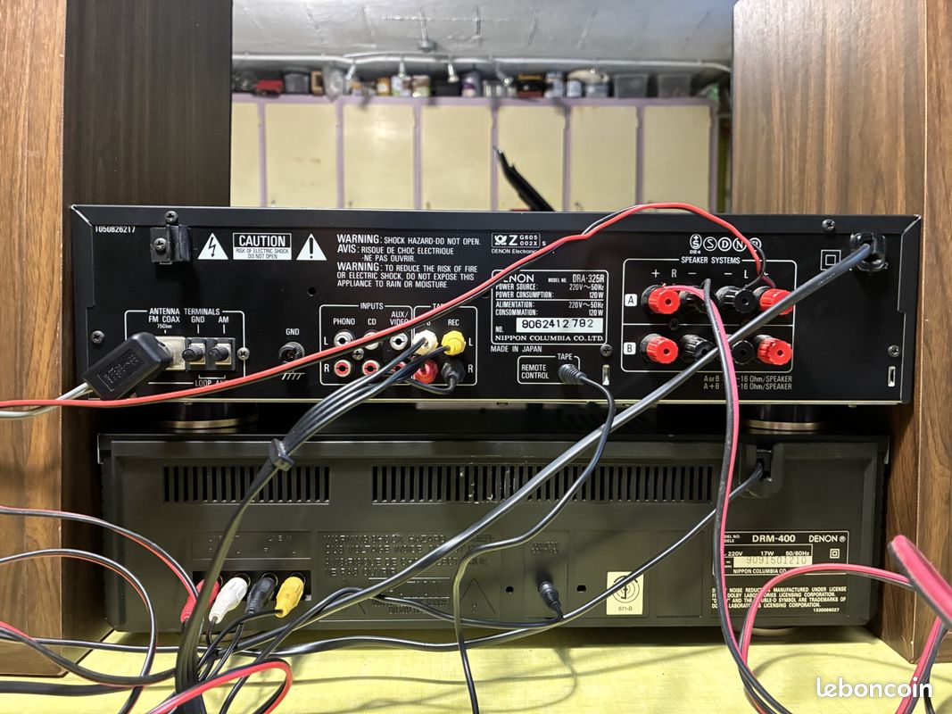 Chaine Hi-Fi vintage Denon 2 éléments + 2 enceintes JMlab (image 4)