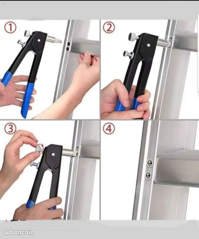 Pince a riveter insert écrous filetés (image 6)