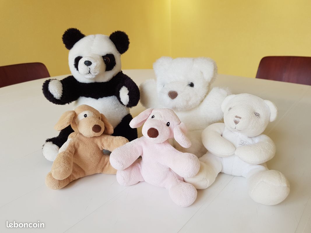 Peluche Panda et Ourse blanc (image 1)