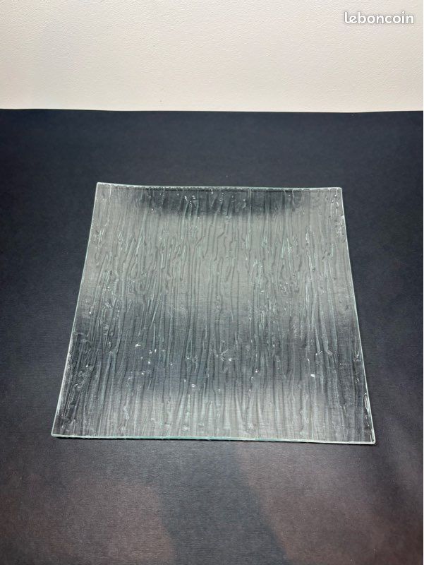 Service d’assiettes en verre texturé (20 pièces) (image 4)