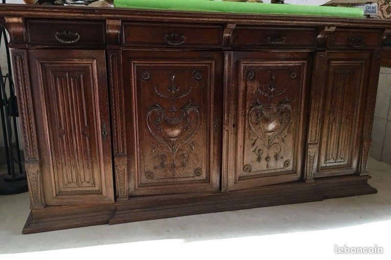 Salle à manger ancienne, style Henri II (image 1)