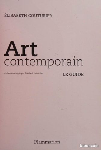 Livre Art contemporain " le guide " (image 1)
