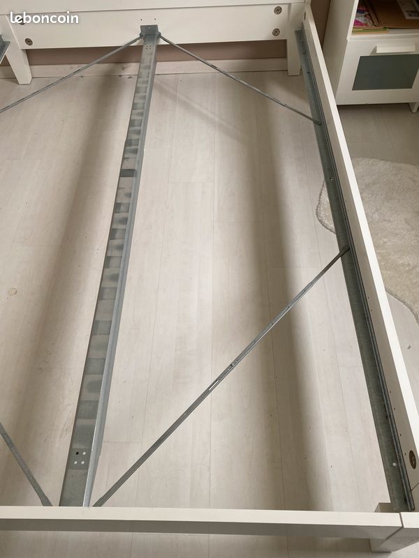 Lit 140x200 Ikea Nordli avec sommier (image 8)
