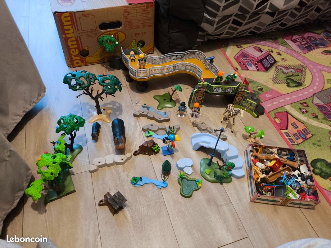 Lot Playmobil Zoo – Thème Zoos – Plusieurs Pièces – Occasion