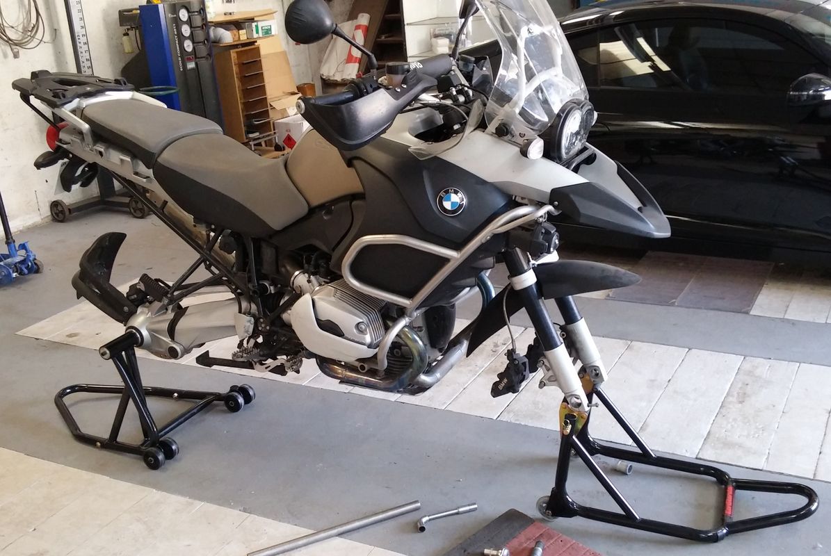 Béquille d'atelier Moto Arrière pour monobras BMW 1200 GS - Équipement moto