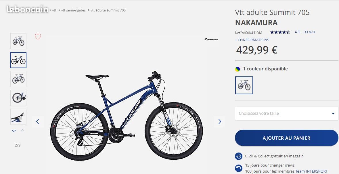 Nakamura Collection Nakamura Summit Sport Nakamura Summit 700 Bleu