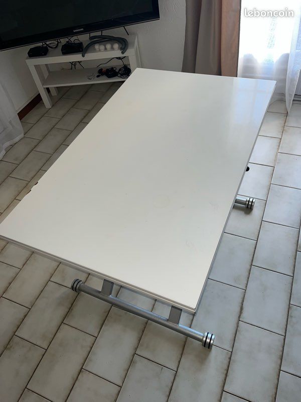 Table basse extensible relevable en table à manger (image 3)