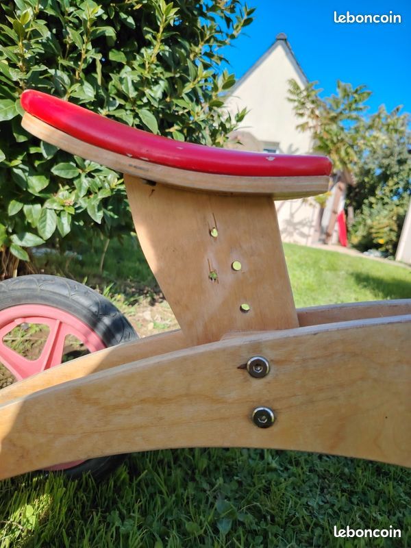 Draisienne en bois 3 roues (image 4)