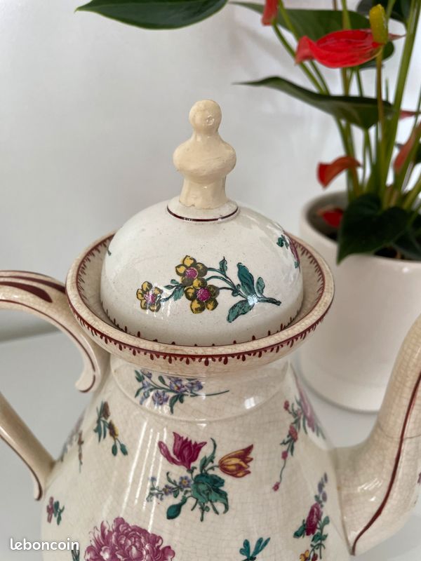 Théière de Gien début collection 1866 (image 5)