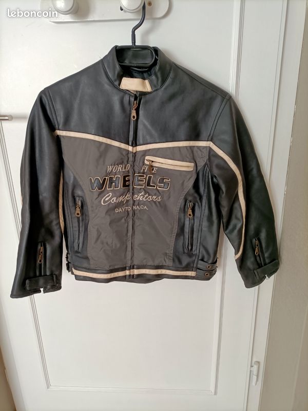 Blouson moto WF 10 ans (image 1)
