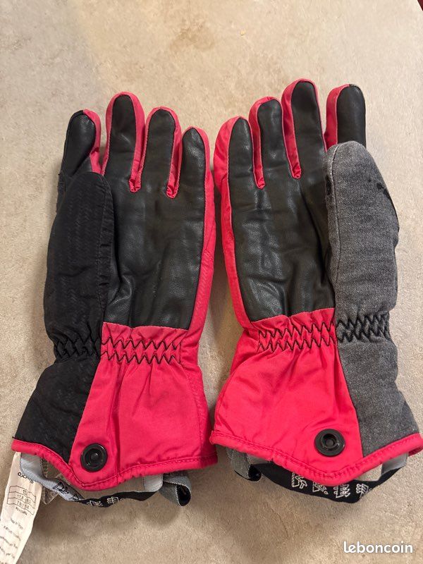 Gants de ski enfant rouge Wed’ze 12 ans (image 2)