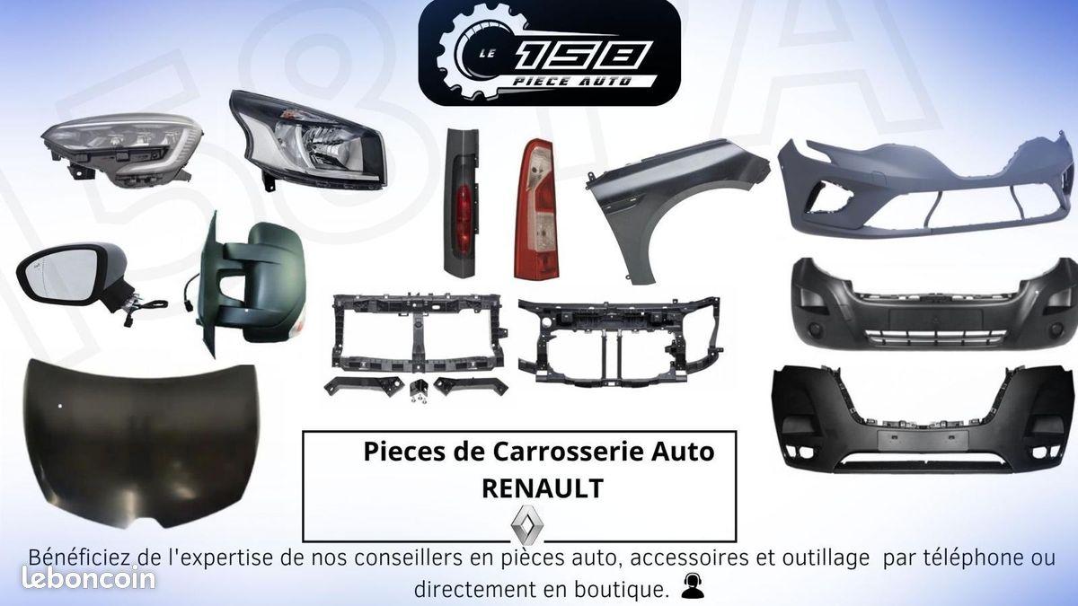 Pieces carrosserie (pare choc, retroviseur, phare, feu, capot, aile...) (image 1)