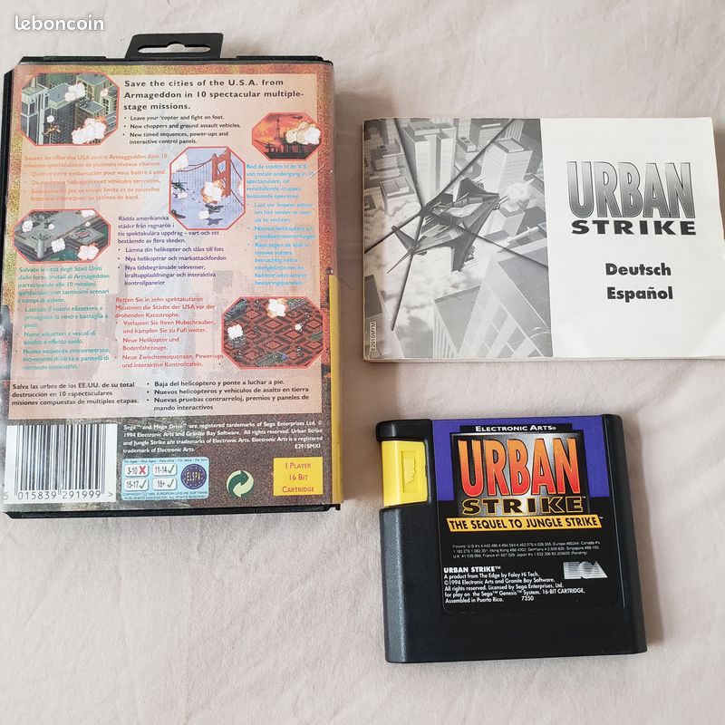 Jeu MEGADRIVE Urban Strike (image 2)
