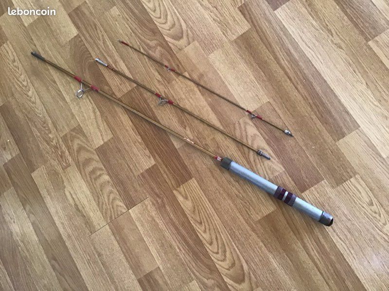 2 Cannes à Pêche Vintage MASTER Pour Lancer – Longueur 160 Cm – Eau Douce