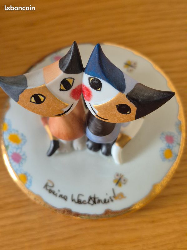 Bougeoir Goebel Rosina Wachtmeister - Fiducia - Porcelaine Multicolore - NEUF