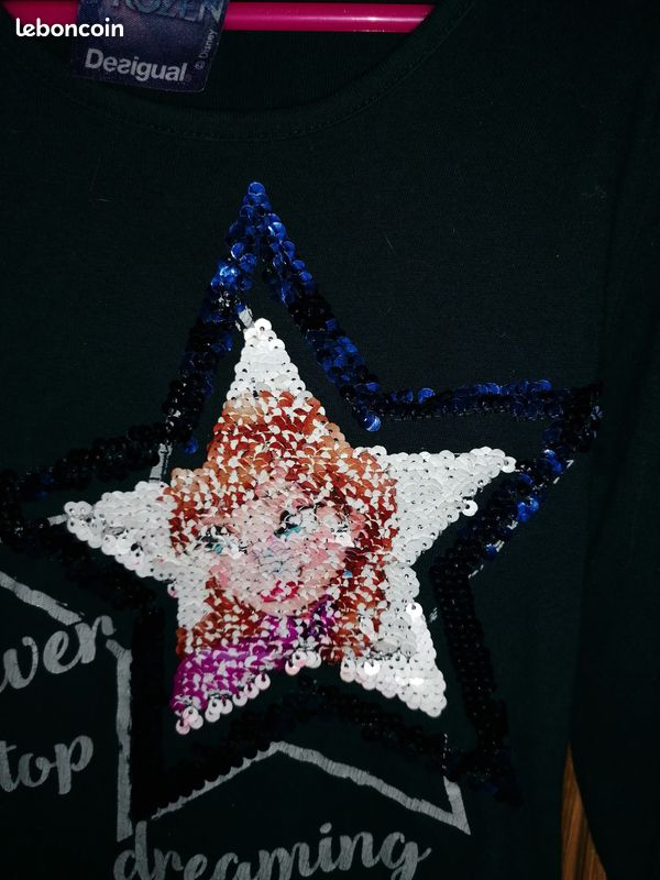 Robe desigual reine des neige (image 2)
