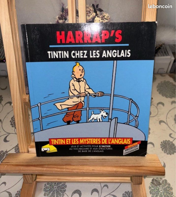 Harrap's Tintin chez les Anglais Initiation à l'anglais Livre/Cassette (image 4)