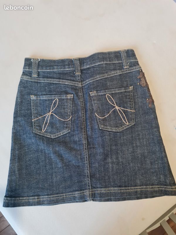 Jupe Crayon Promod Taille 36 Bleu Marine - Occasion Très Bon état - Style Marin