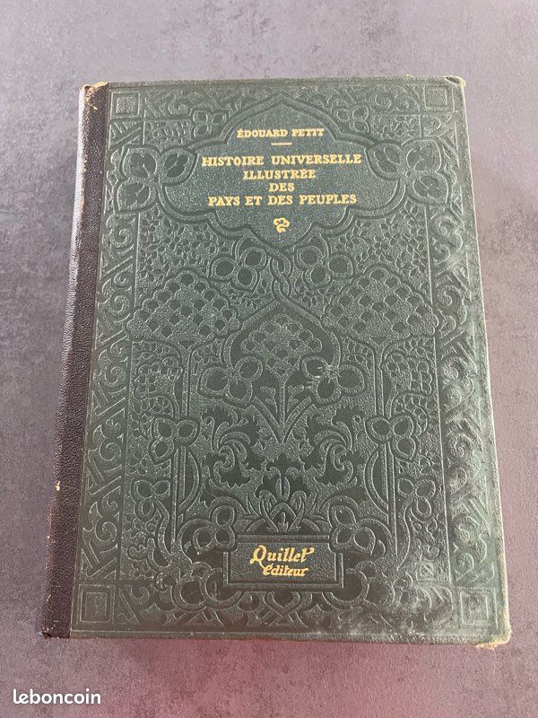 Très beau ancien livreHistoire universelle illustrée des pays et des peuples (image 1)