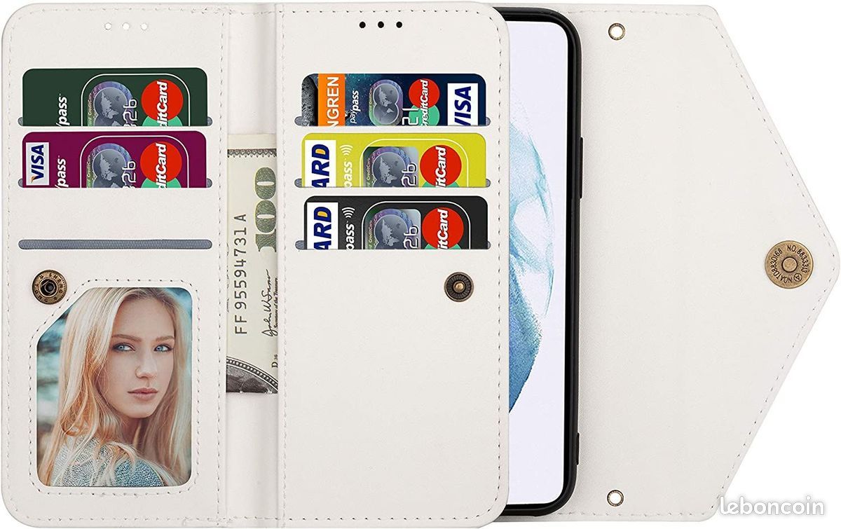 Coque housse portefeuille pour Samsung Galaxy S22 Plus (image 3)