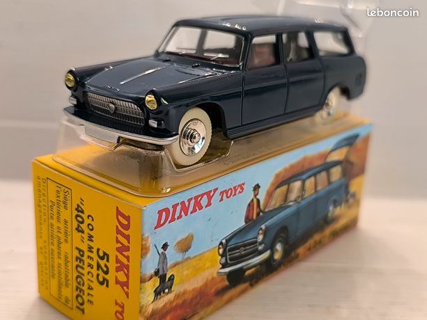 Dinky Toys N°525 Peugeot 404 Commerciale Break - 1/43 - Zamak Crème - Boîte D'origine