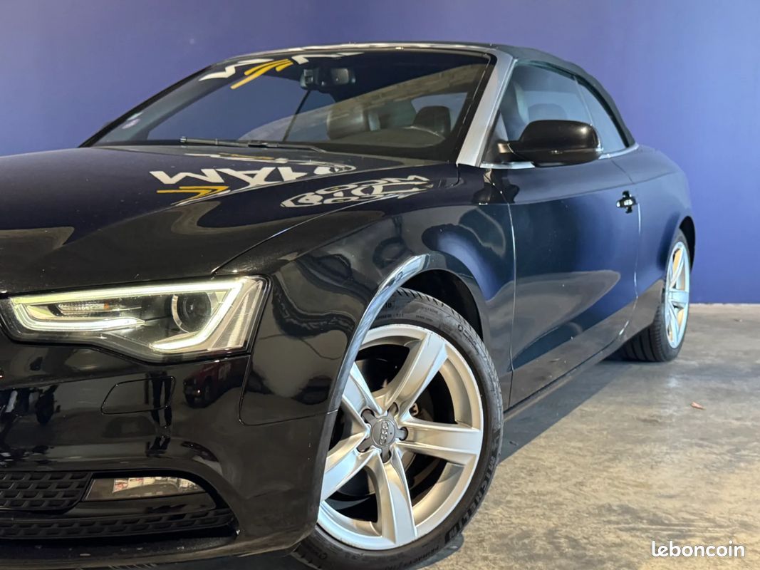 AUDI A5 Cabriolet 2.0 TFSI 211CV Suivi complet - Sièges Chauffants / Ventilés / Électriques (image 8)