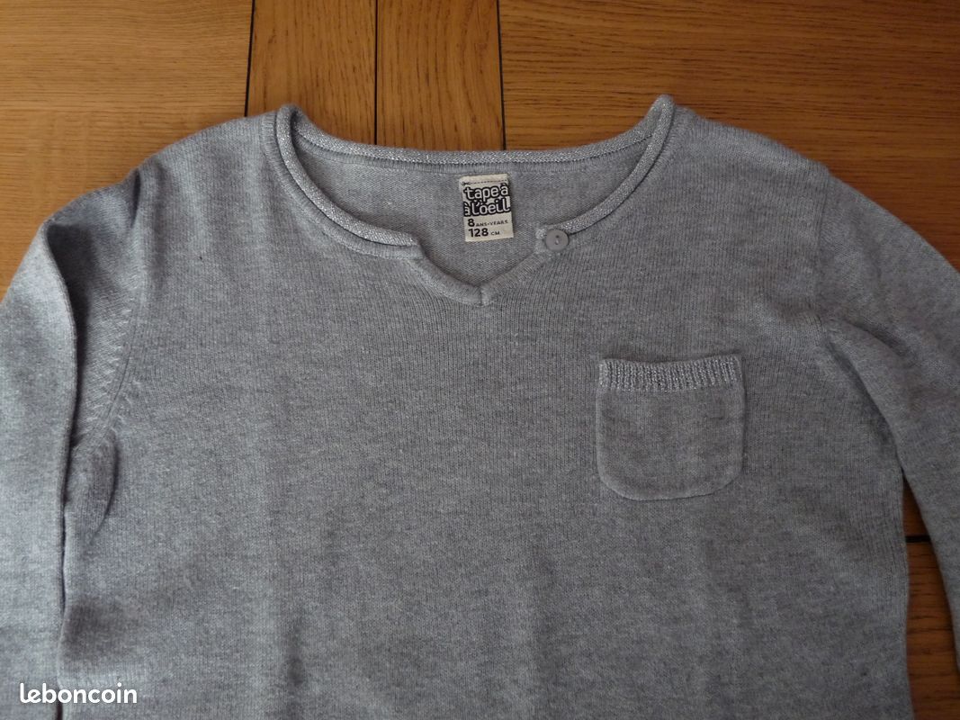 Lot 7 pièces FILLE 8 ans (1 Jean 2 Jupes 2 T-Shirts manches longues 1 Pull 1 Sweat ) (image 9)