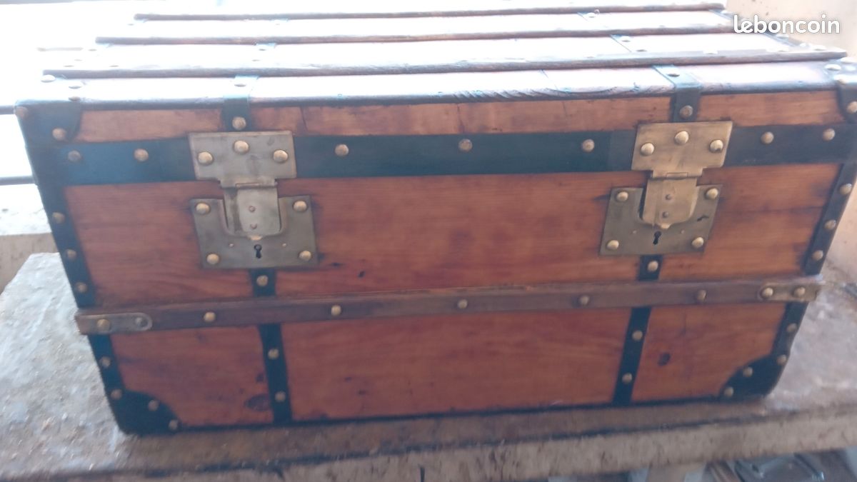 Serrure vintage de coffre - ABI - M - Alliage de zinc - Couleur bronze - Durable et pratique