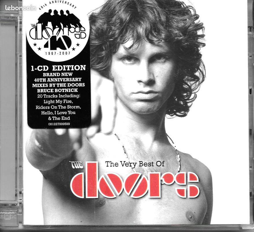 The Doors - "The Very Best Of The Doors" [CD Album Compilation - 2007] - 20 titres (image 1)