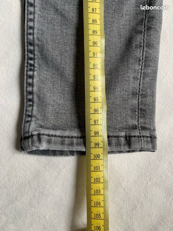 Jean slim Zara Men | Gris | Homme taille 38 (image 6)