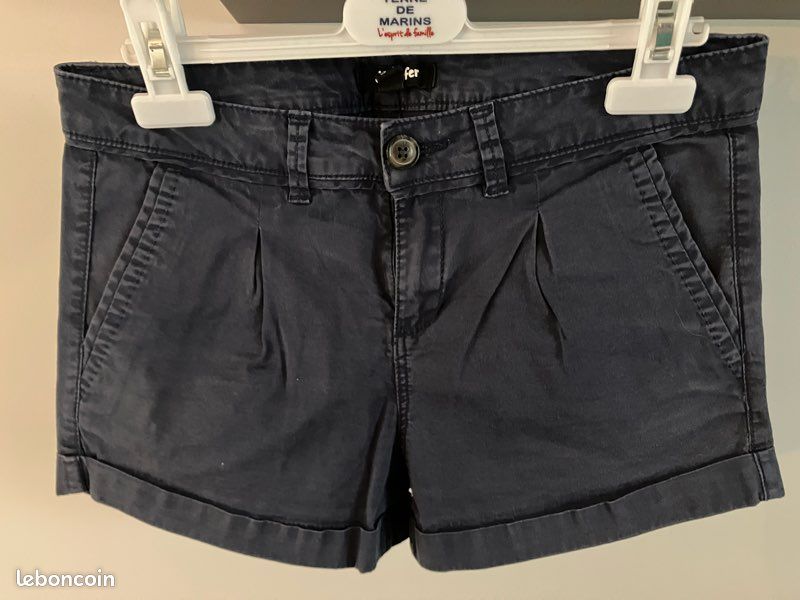Short bleu Jennyfer taille 34 (image 1)