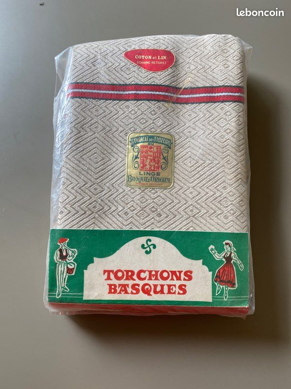 Lot de 6 torchons Basques (image 1)