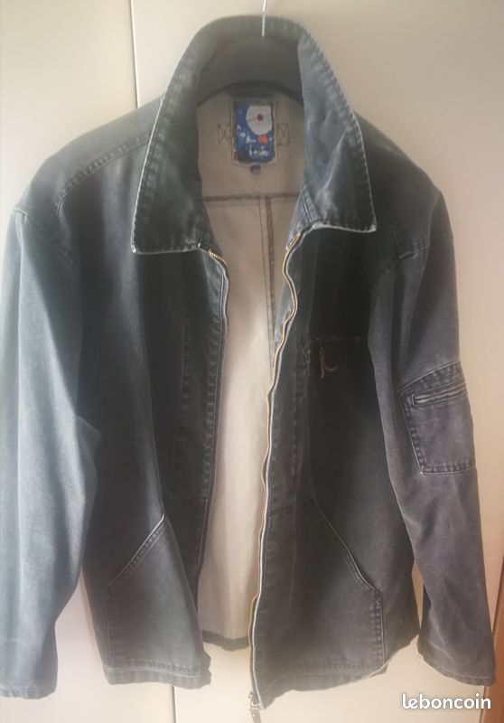 Veste bleue Taille M. 100% coton (image 1)