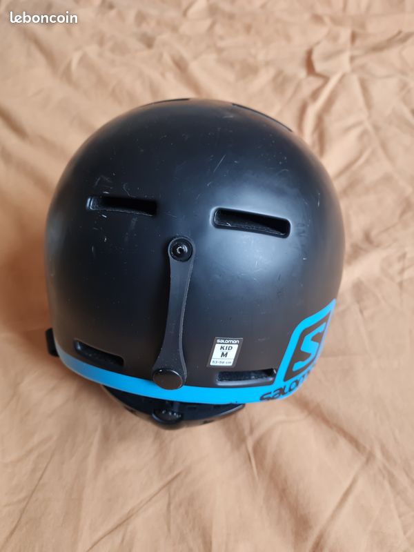 LOT : Casque de ski Salomon enfant 53 cm/56 cm (Taille M) + Masque de ski Wedzee beau temps (image 4)