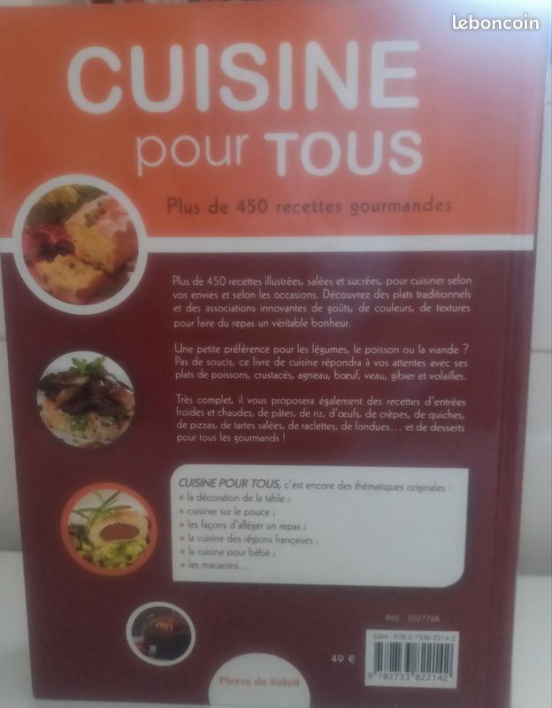 Livre cuisine pour tous (image 2)