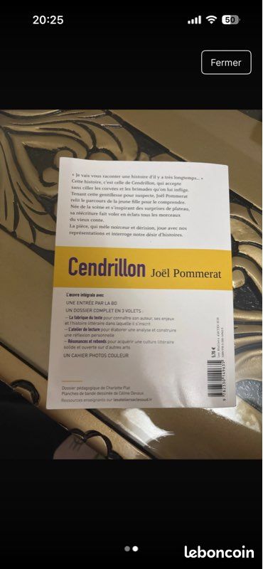 Livre condrillon de Joël pommerat (image 2)