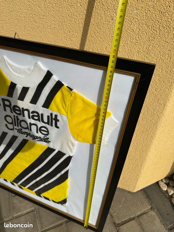 Maillot cycliste Renault Gitane Campagnolo Bernard Hinault 1979 cyclisme Telmail