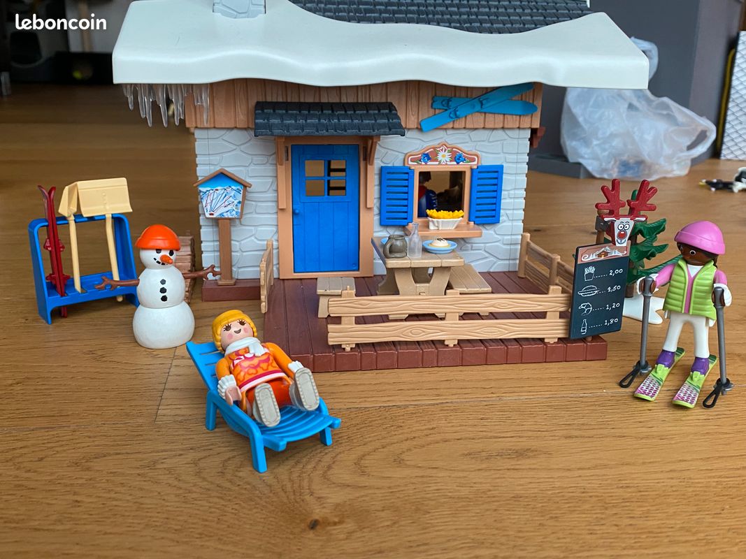 Fun Ski Casa Esqui Playmobil Playmobil 9280 Cabaña De Esquí