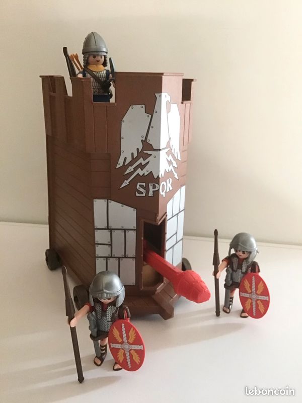 Ancien Playmobil collector 4275🛡️Tour d’Assaut Romaine avec ses soldats🏹(Année 2006) (image 2)