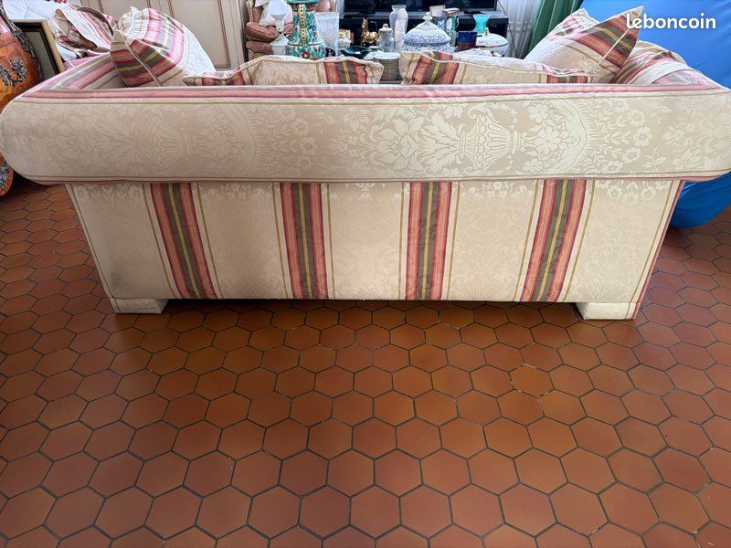 Canapé tissu vintage (image 3)