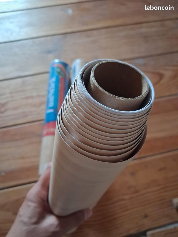Papier adhésif décoratif bois clair (image 3)