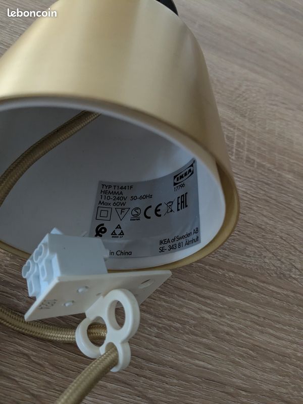 Suspension pour luminaire doré Ikea (image 3)