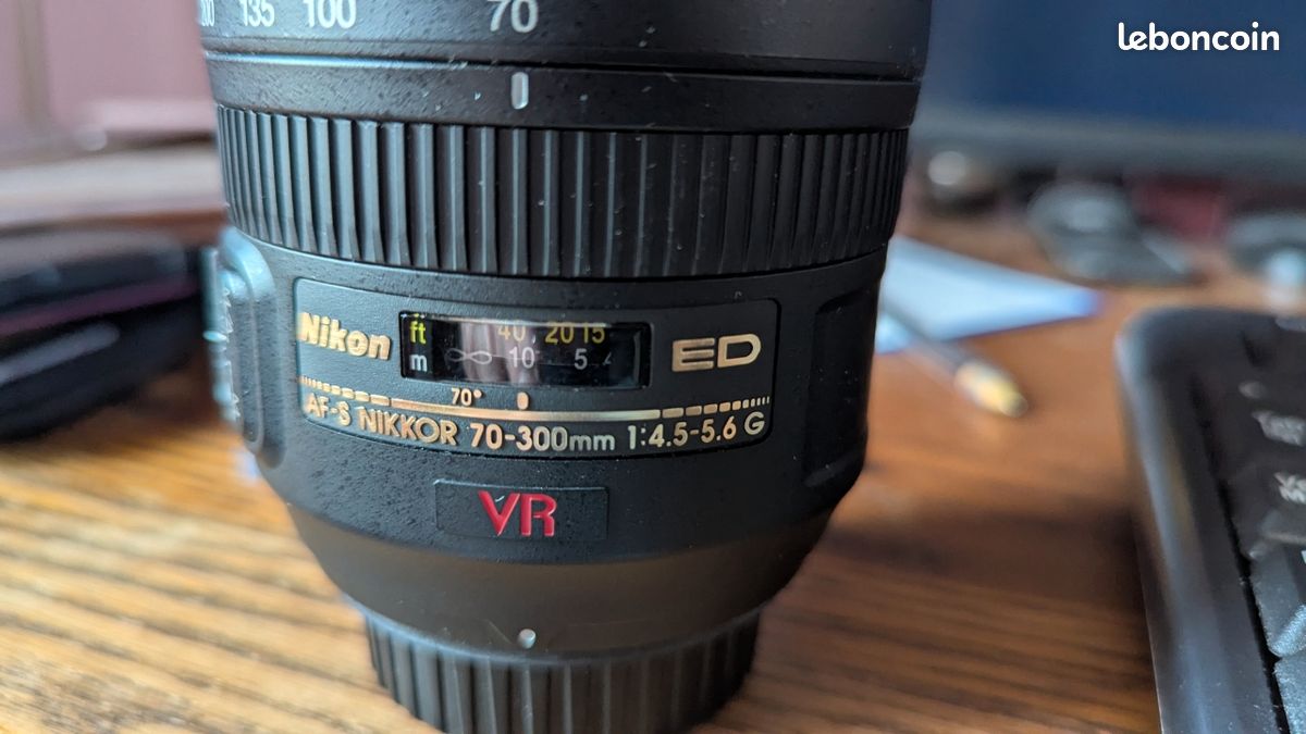 Manuel d'utilisation de l'objectif Nikon AF-P NIKKOR 70-300mm f-4.5·5.6E ED VR