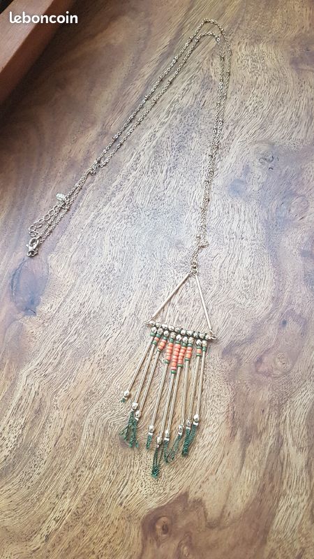 Sautoir, collier Bohème vintage. Neuf  Envoi OK (image 2)