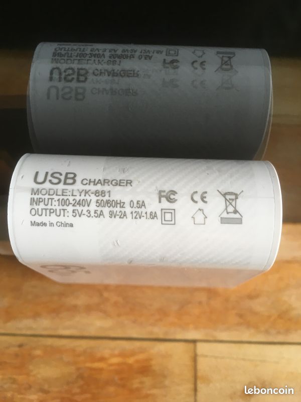 Chargeur rapide 65W 5 USB et 1 prise Type-C (image 9)
