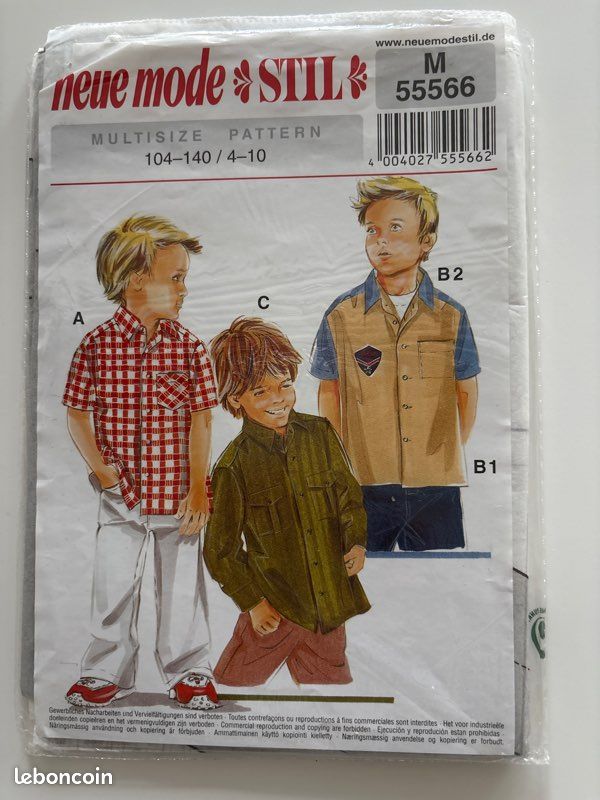 Patron couture enfant (image 1)