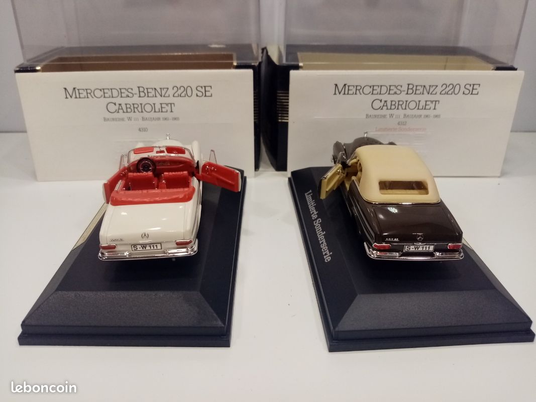 Lot FALLER mercedes benz 220 SE cabriolet (image 4)